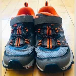 Merrell Trail Quest Leather Hiking Sneakers Little Kid Size 1.5W in Gunsmoke